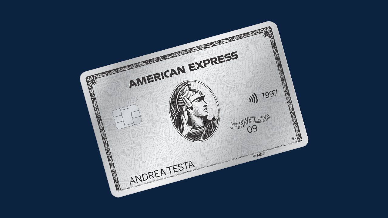 Immagine della Carta di Credito American Express Platino